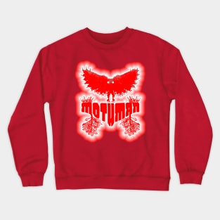 Mothman West Virginia Wing Humanoid Moth Retro Vintage Crewneck Sweatshirt